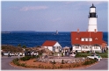 Portland Lighthouse, New England America